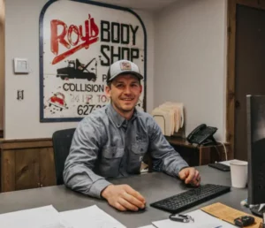 Man at Roys Body Shop